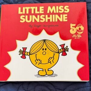 Little Miss Sunshine Book by Roger Hargreaves - Red and Yellow